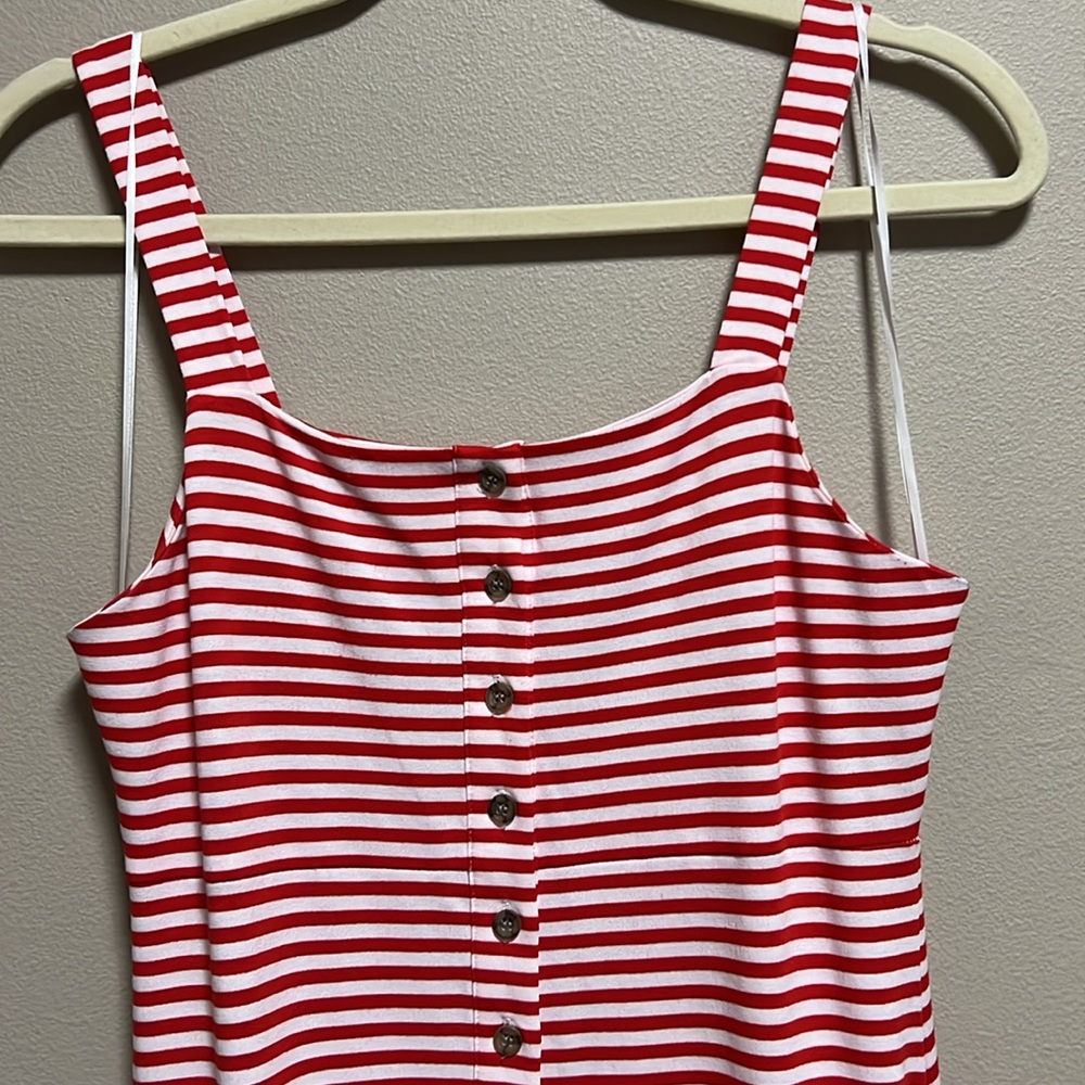 Cremieux Striped Tank Midi Dress - Picture 3 of 11